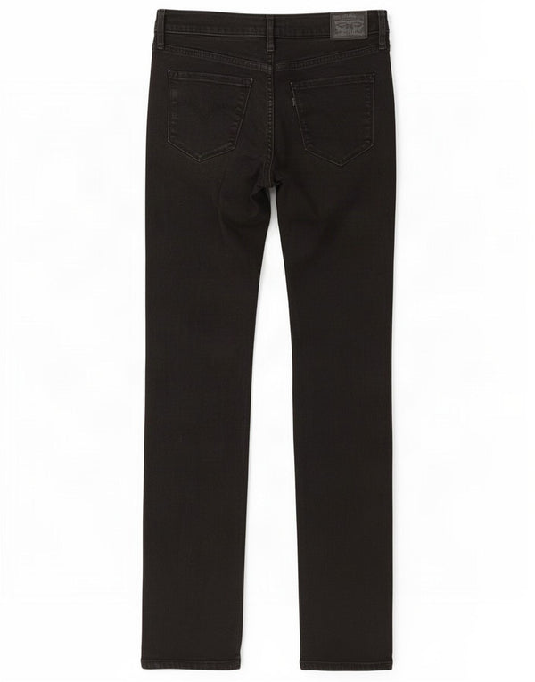 Calça jeans feminina Levi's 312 Shaping Slim W28 L32 algodão preto