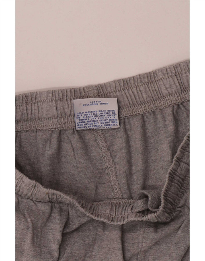 Shorts esportivos Champion masculino gráfico regular pequeno algodão cinza