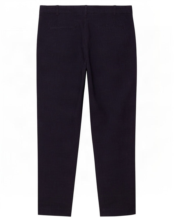 Calça Chino Reta Feminina Zara EU 38 Pequeno W28 L26 Azul Marinho