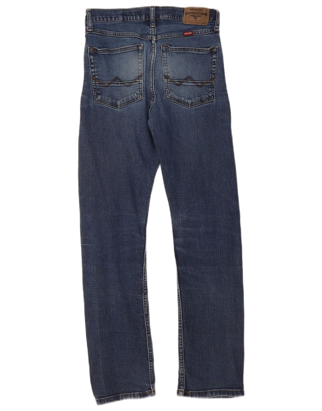WRANGLER Jeans feminino slim reto W28 L30 algodão azul
