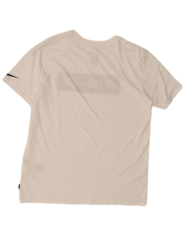 Camiseta masculina Nike Athletic Cut Graphic Top Médio Branco Poliéster