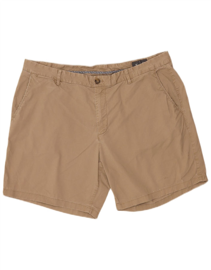 BONOBOS Mens Chino Shorts W40 XL Algodão Bege