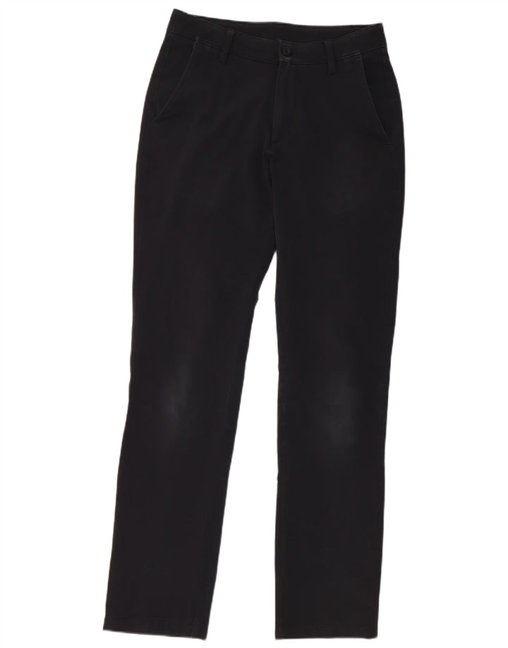 Under Armour Mens Straight Chino Calças W30 L34 Poliéster Azul Marinho