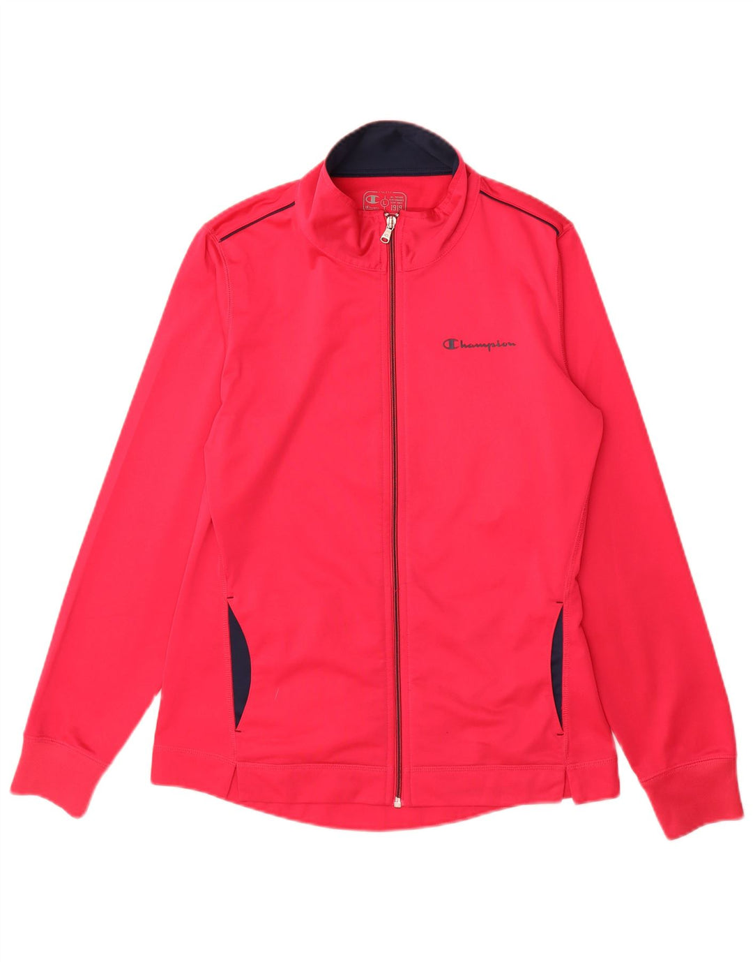 Champion Womens Tracksuit Top Jacket UK 14 Grande Rosa