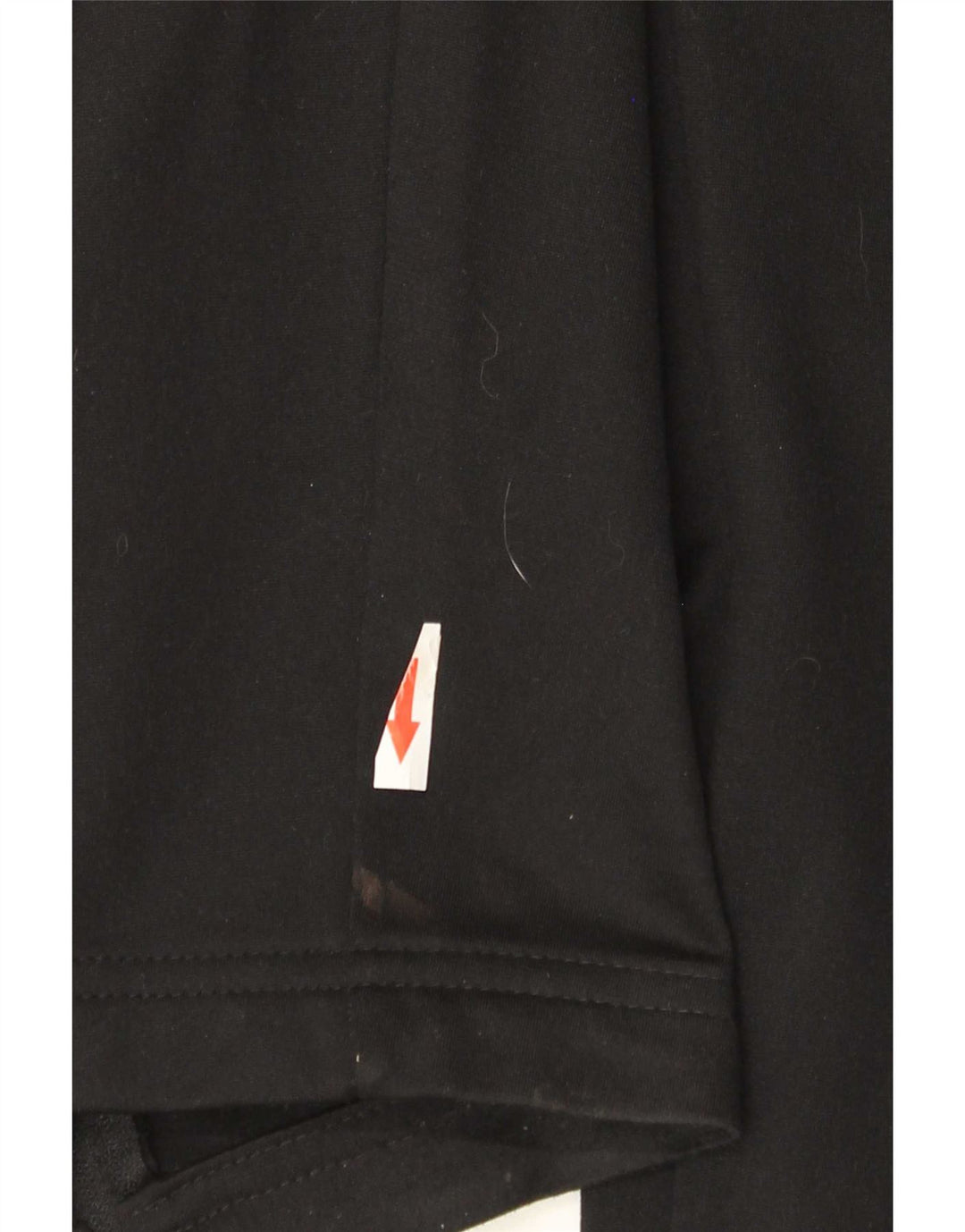 Calça de treino masculina Adidas UK 42/44 grande poliéster preto