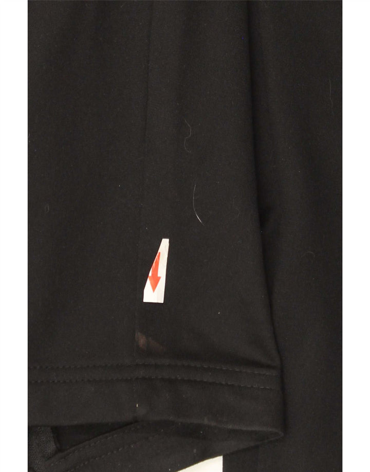 Calça de treino masculina Adidas UK 42/44 grande poliéster preto