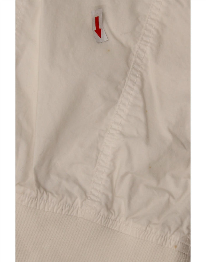 Jaqueta bomber feminina Sergio Tacchini Reino Unido 10 poliéster branco pequeno
