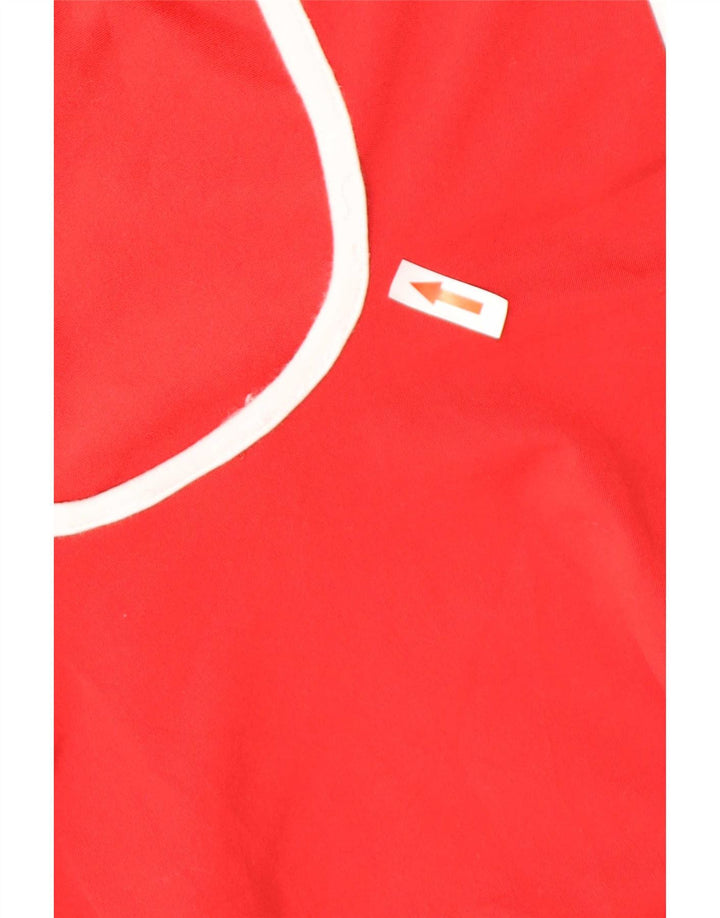 Adidas Womens Swimwear UK 14 Médio Vermelho Poliéster Esportes