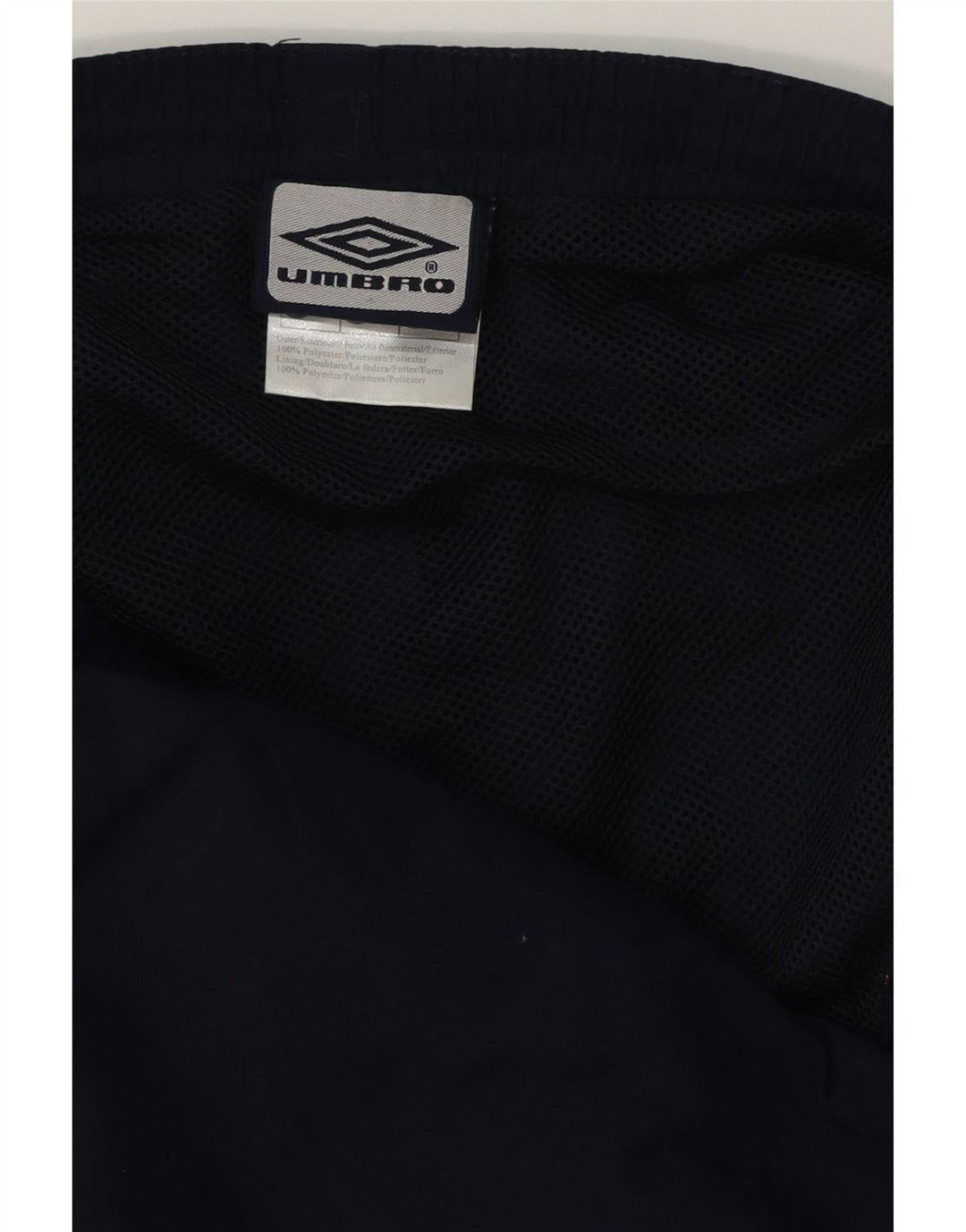 Shorts de natação masculino gráfico UMBRO médio azul marinho poliéster colorido