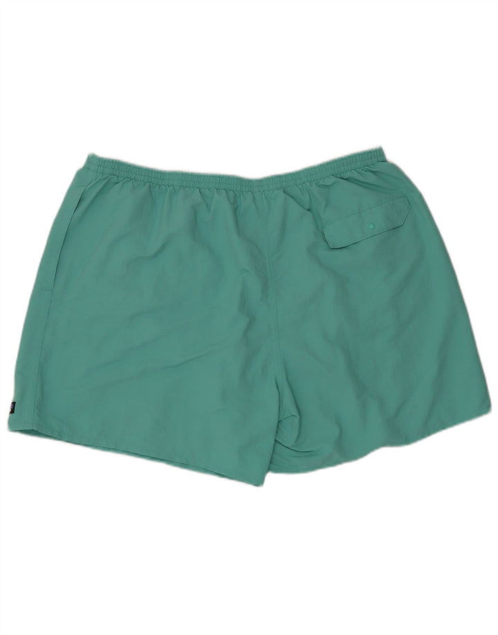Shorts esportivos masculinos Patagonia 2XL poliéster turquesa