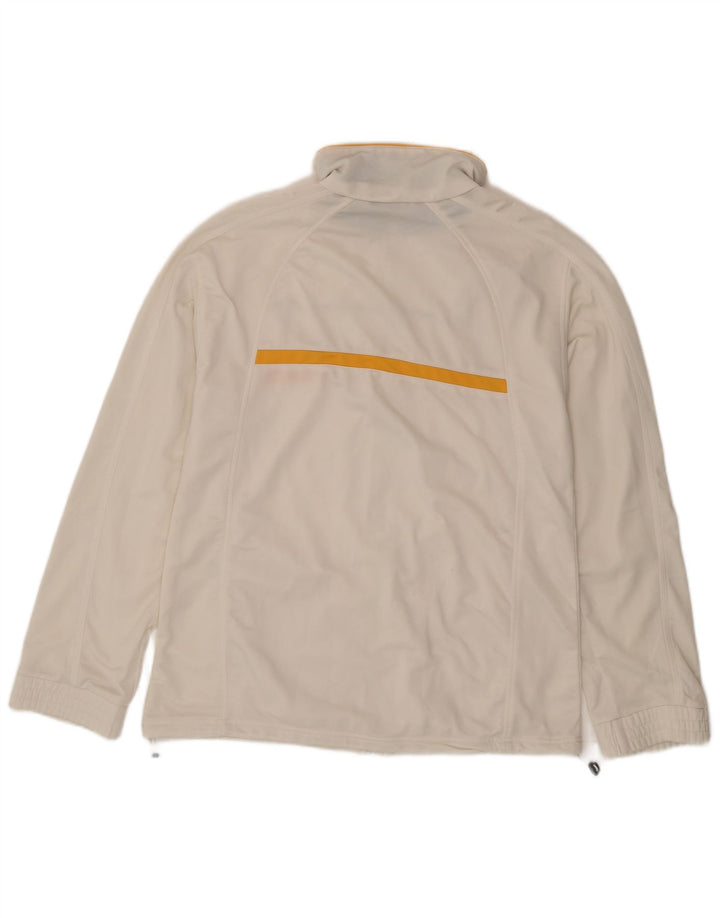 Lotto Mens Treino Top Jaqueta Médio Off White Sports