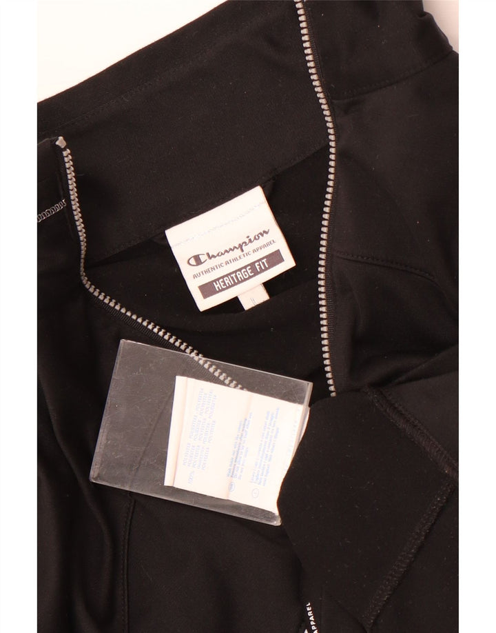 Jaqueta feminina Champion Heritage Fit Tracksuit UK 14 Médio Preto