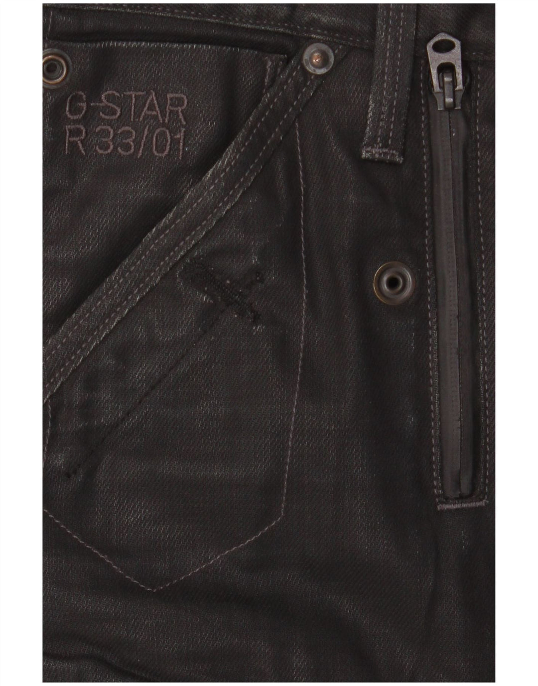 Calça cargo slim masculina G-Star W33 L32 algodão preto