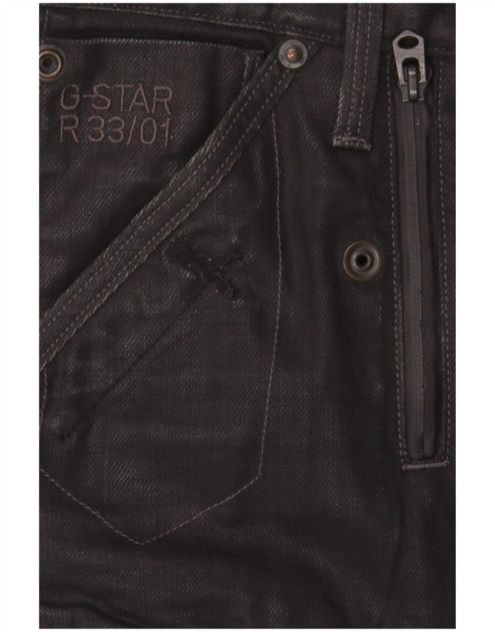 Calça cargo slim masculina G-Star W33 L32 algodão preto