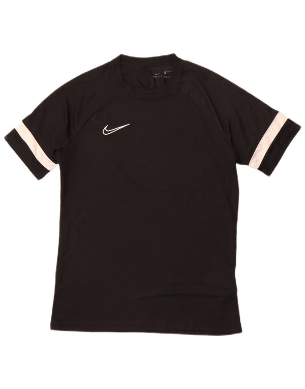 Camiseta masculina NIKE Top médio preto poliéster esportivo