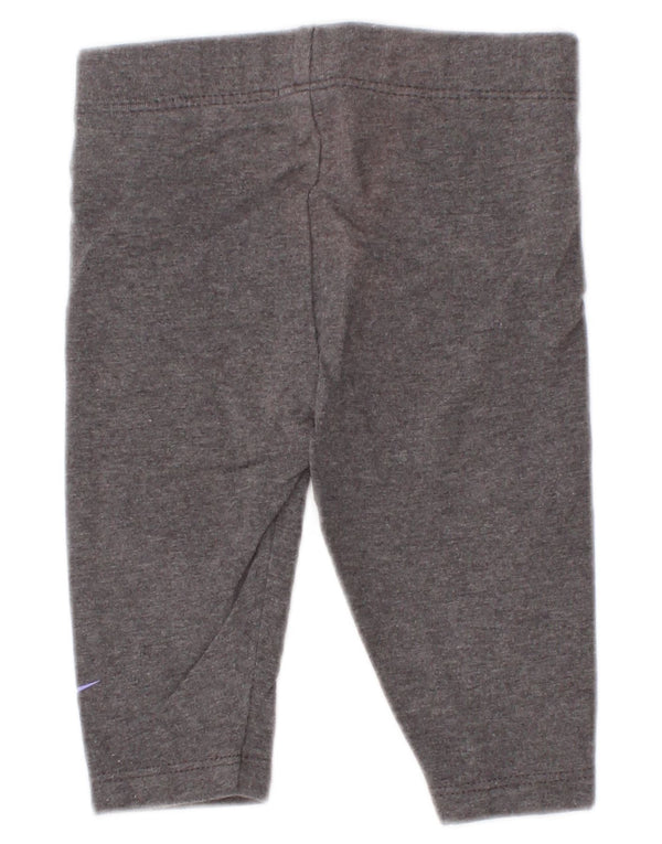Nike Baby Girls Graphic Leggings 0-3 Months Grey Cotton