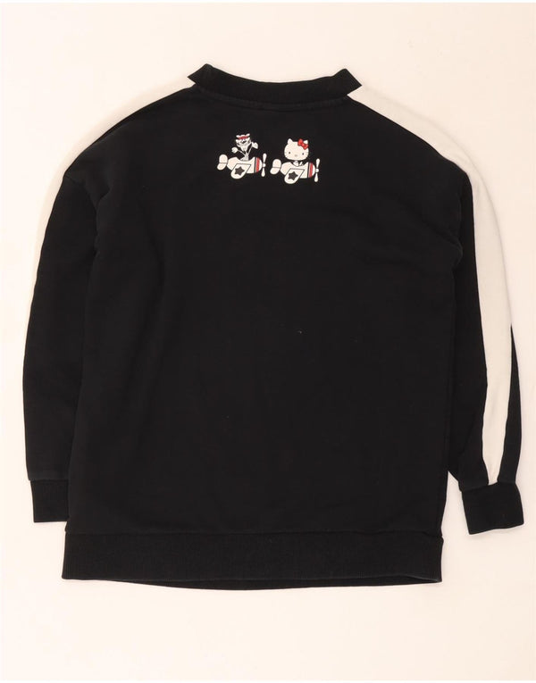 Puma Girls Hello Kitty Graphic Moletom Jumper 13-14 Anos XS Preto