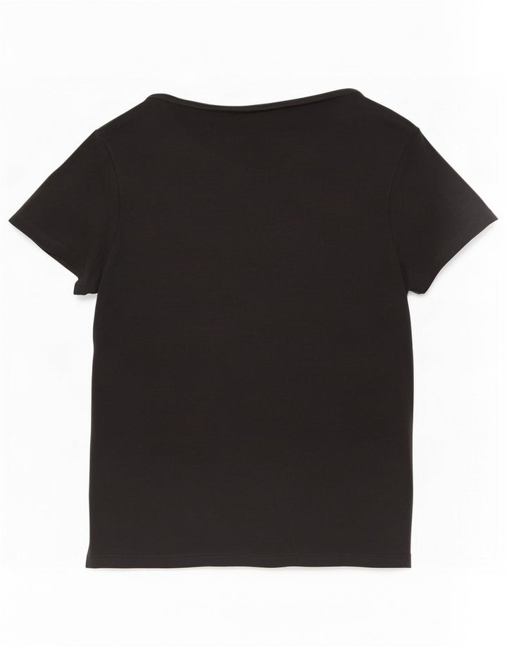 Camiseta feminina Levi's UK 14 grande algodão preto