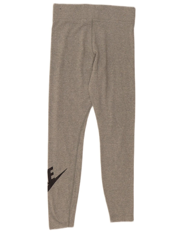 Leggings Nike Feminino UK 12 Algodão Cinza Médio