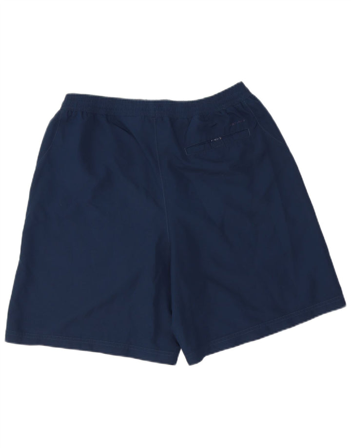 Shorts esportivos masculinos Nike Dri Fit médio azul marinho poliéster