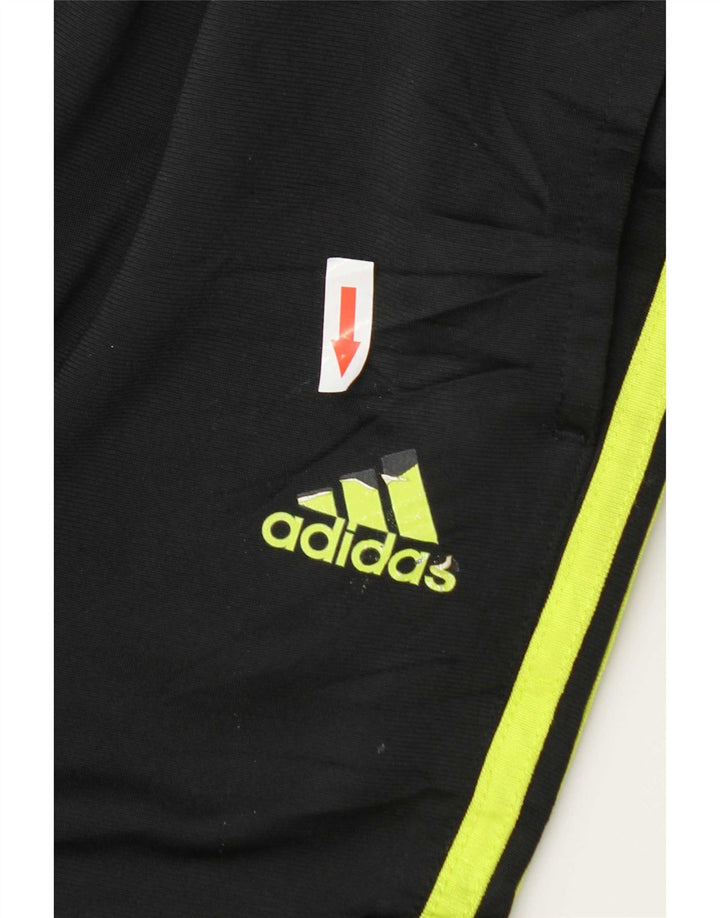 Adidas meninos calças de treino joggers 10-11 anos médio preto poliéster