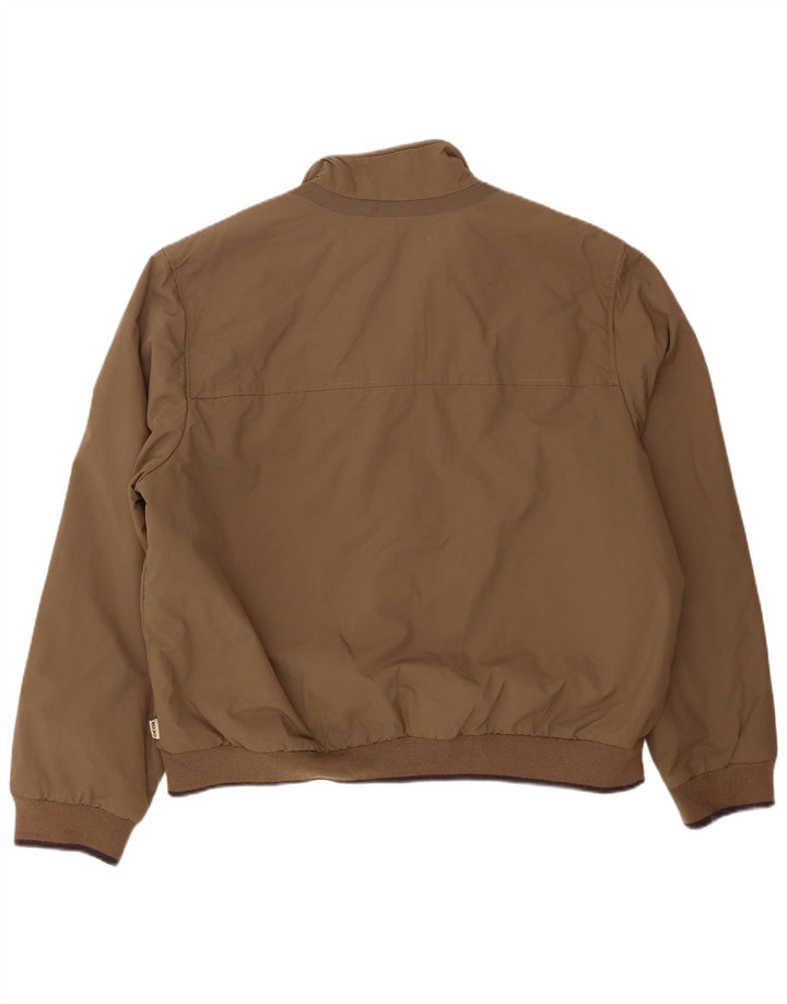 Jaqueta bomber masculina Geox Respira Reino Unido 48 4XL marrom nylon