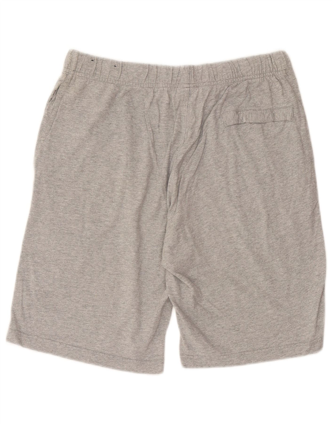 Shorts esportivos masculinos Nike grandes algodão manchado cinza