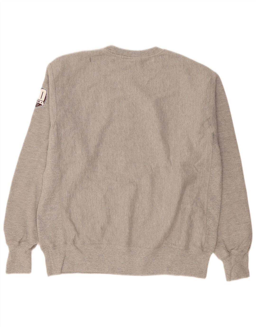Champion moletom gráfico masculino jumper grande algodão cinza
