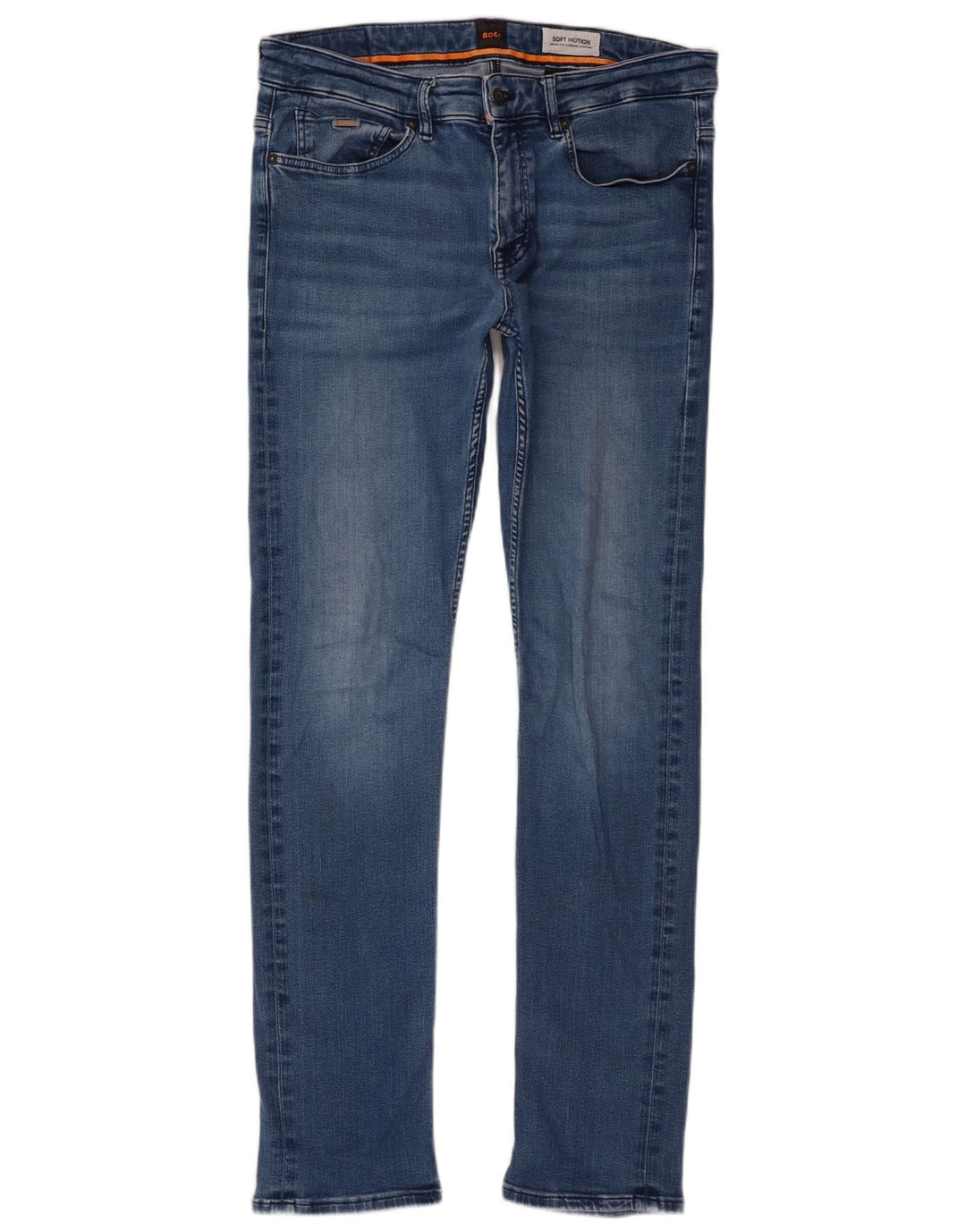 Hugo Boss Masculino Delaware Slim Jeans W32 L32 Azul