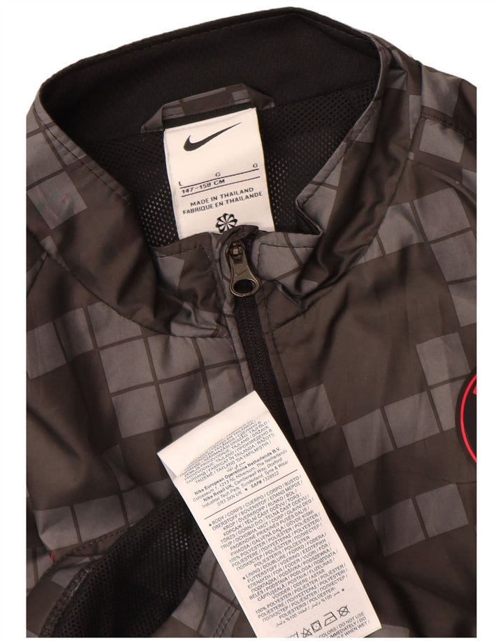 Jaqueta Nike Boys Paris Saint-Germain Tracksuit 12-13 anos grande cinza