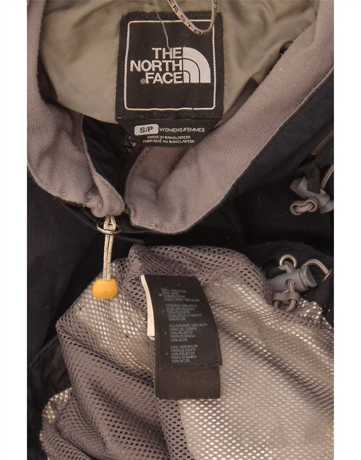 Jaqueta de chuva feminina The North Face Hyvent com capuz grande Reino Unido 10 pequena preta