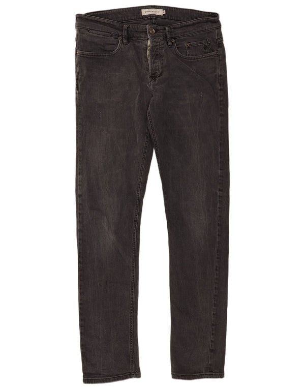 SIVIGLIA Mens Jeans Slim W35 L34 Algodão Cinza