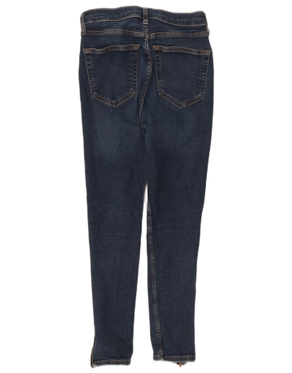 Topshop feminino Jamie Skinny Jeans W28 L30 algodão azul