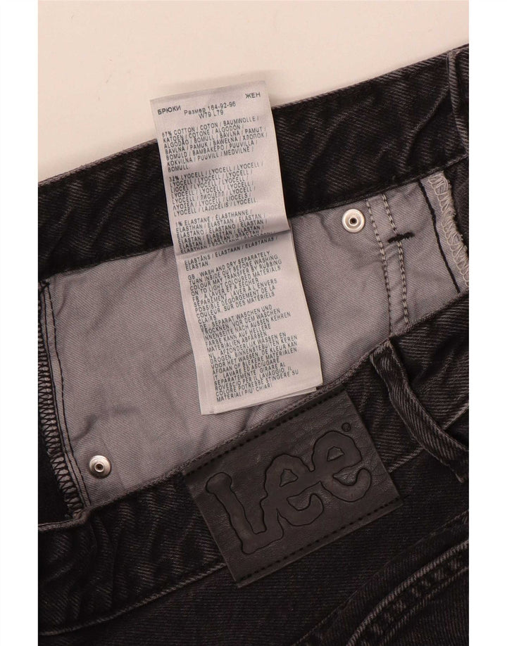 Lee Mens Rider Straight Jeans W31 L31 Cinza Algodão