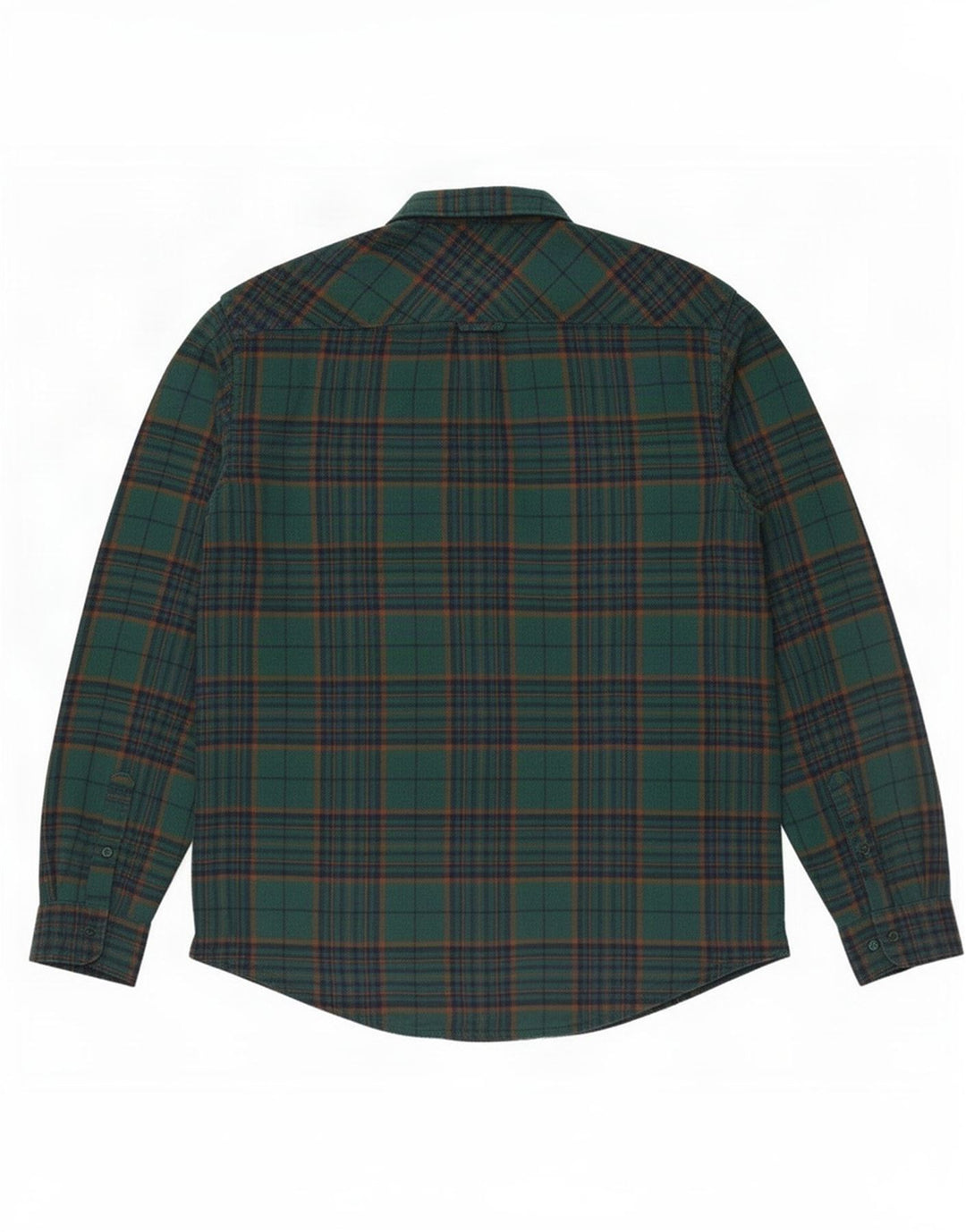 Camisa masculina de flanela lenhador James Pringle algodão xadrez verde médio