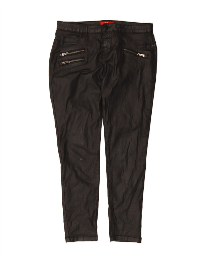GUESS Womens Slim Casual Trousers W31 L28 Black Cotton Vintage Guess and Second-Hand Guess from Messina Hembry 