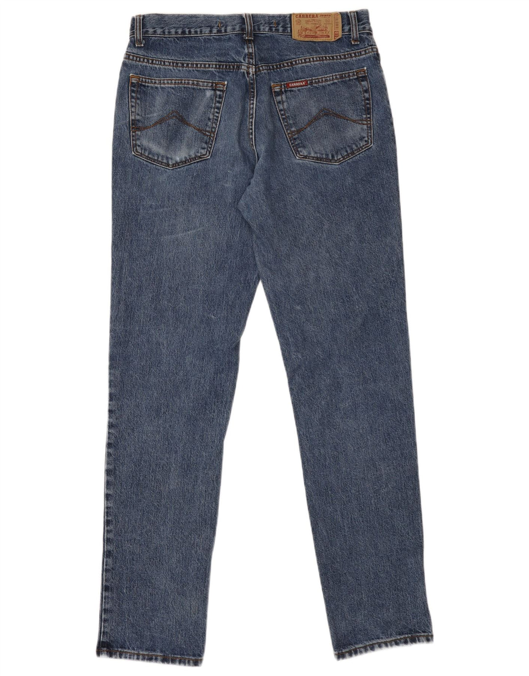 CARRERA Masculino 700 Regular Straight Jeans IT 50 Grande W34 L33 Azul Algodão