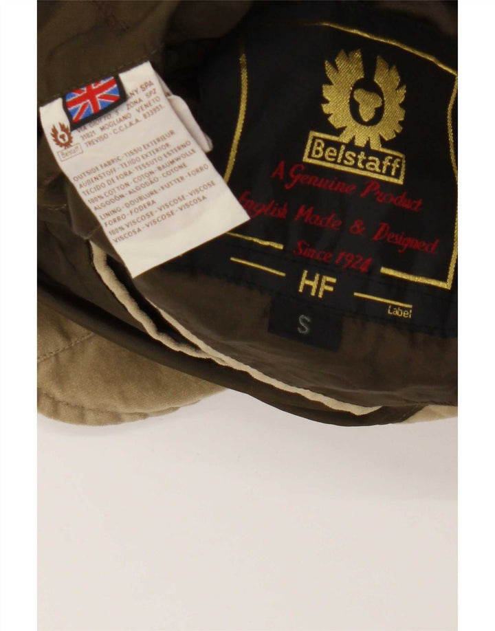 Belstaff Mens Blazer Jacket UK 36 Pequeno Algodão Bege