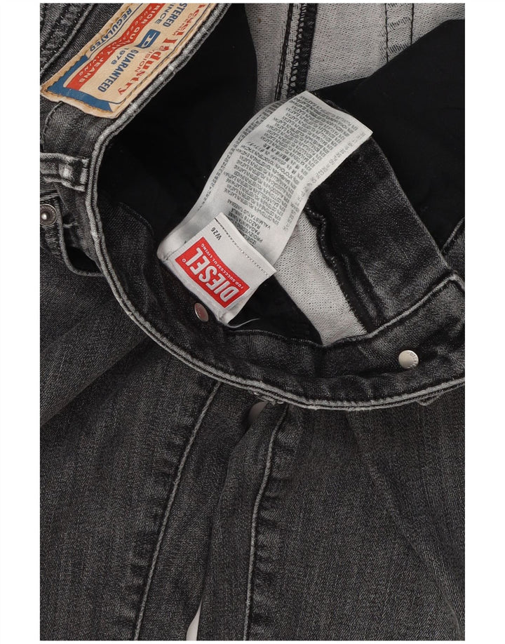 Jeans skinny feminino DIESEL W26 L30 algodão cinza