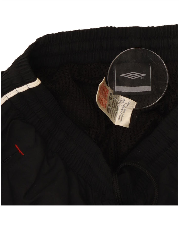 Calça de treino masculina Umbro joggers poliéster preto pequeno