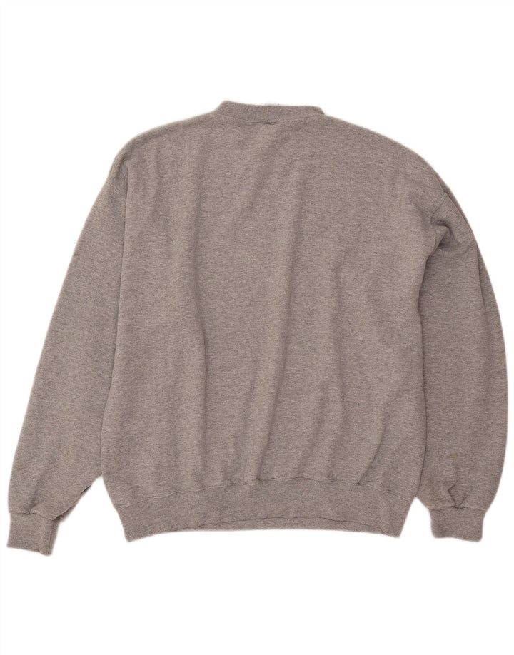 Jumper de moletom masculino Champion grande cinza manchado