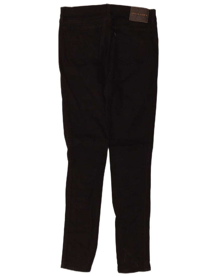 Jeans skinny feminino Levi's W30 L30 algodão preto