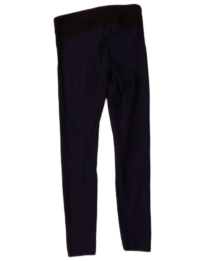 Leggings femininas UNDER ARMOUR UK 10 pequenas azul marinho