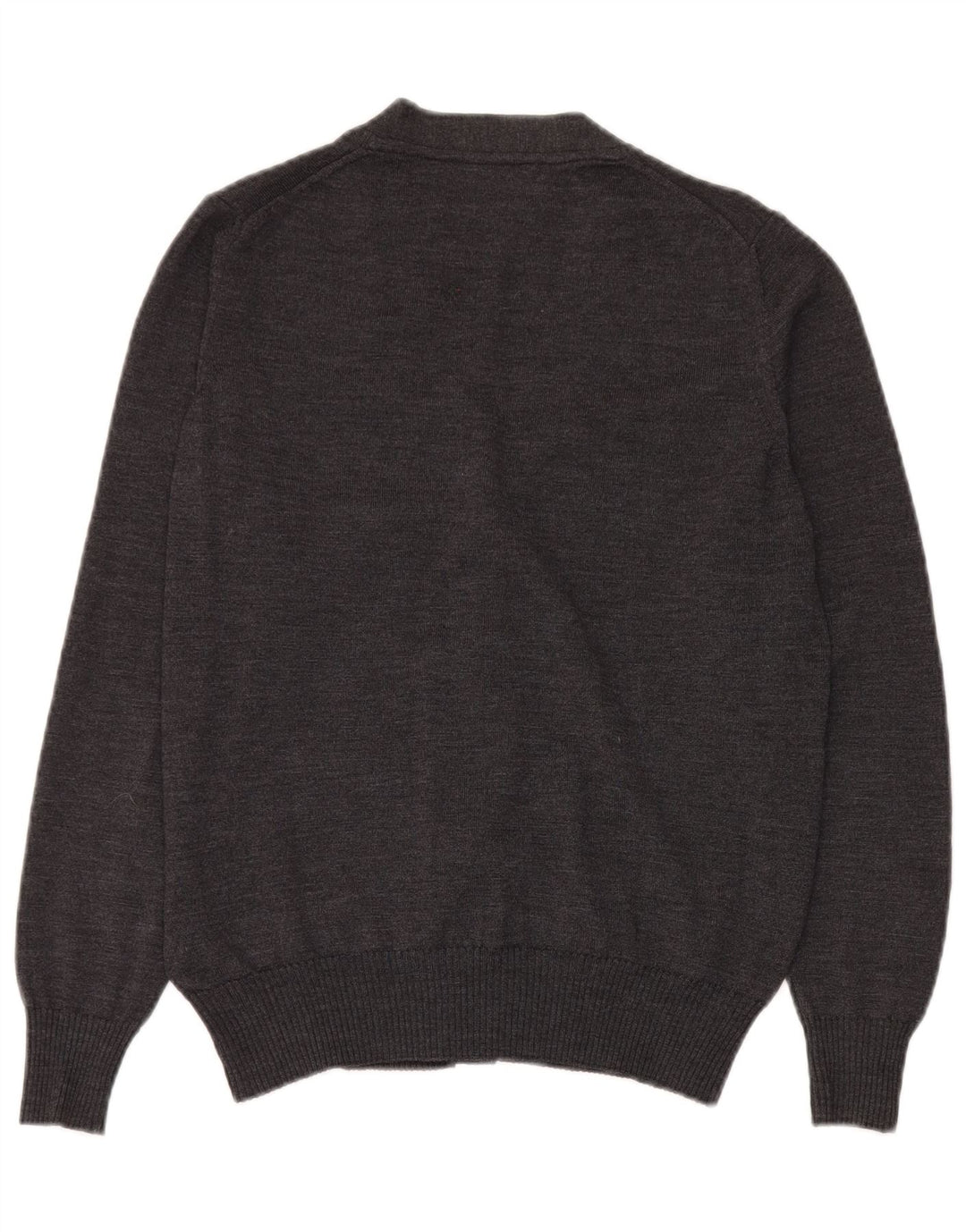 Suéter cardigã masculino Zara cinza médio