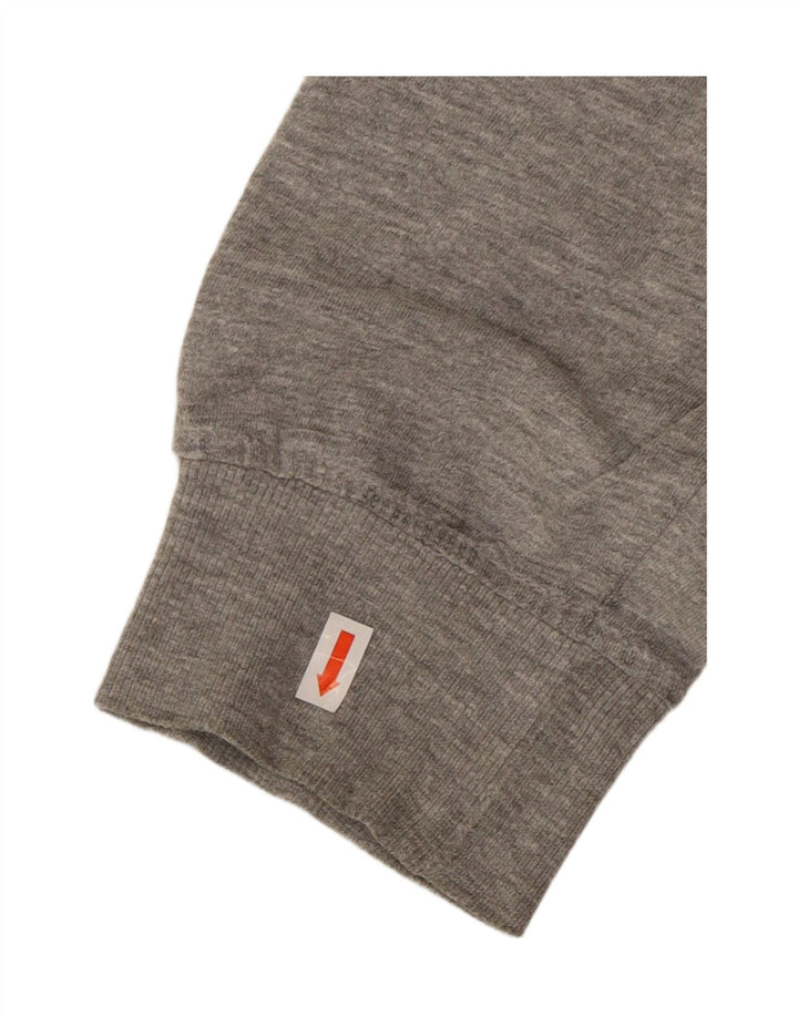 JACK & JONES Mens Graphic Hoodie Jumper XL Grey Cotton Vintage Jack & Jones and Second-Hand Jack & Jones from Messina Hembry 