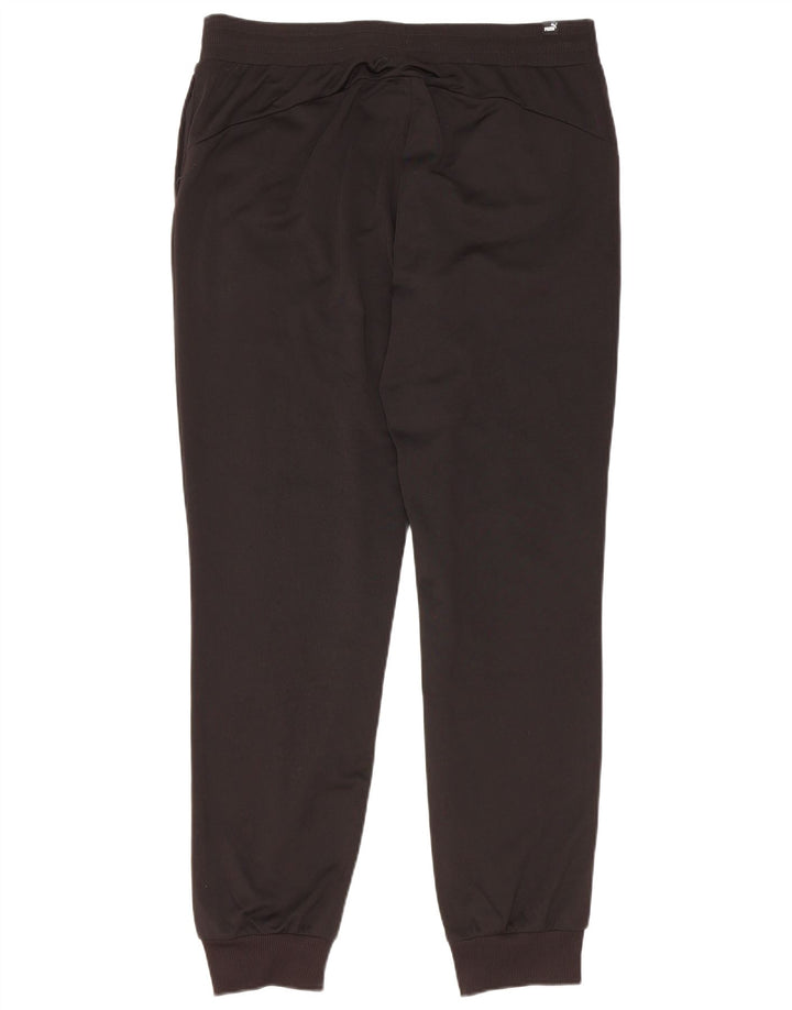 Calça de treino masculina PUMA joggers grande poliéster preto