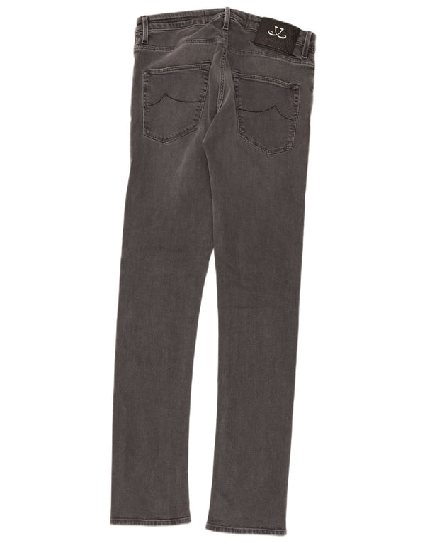 Jacob Cohen Mens Slim Jeans W31 L34 Algodão Cinza