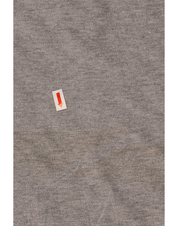 Camisa polo masculina Izod 3XL algodão cinza