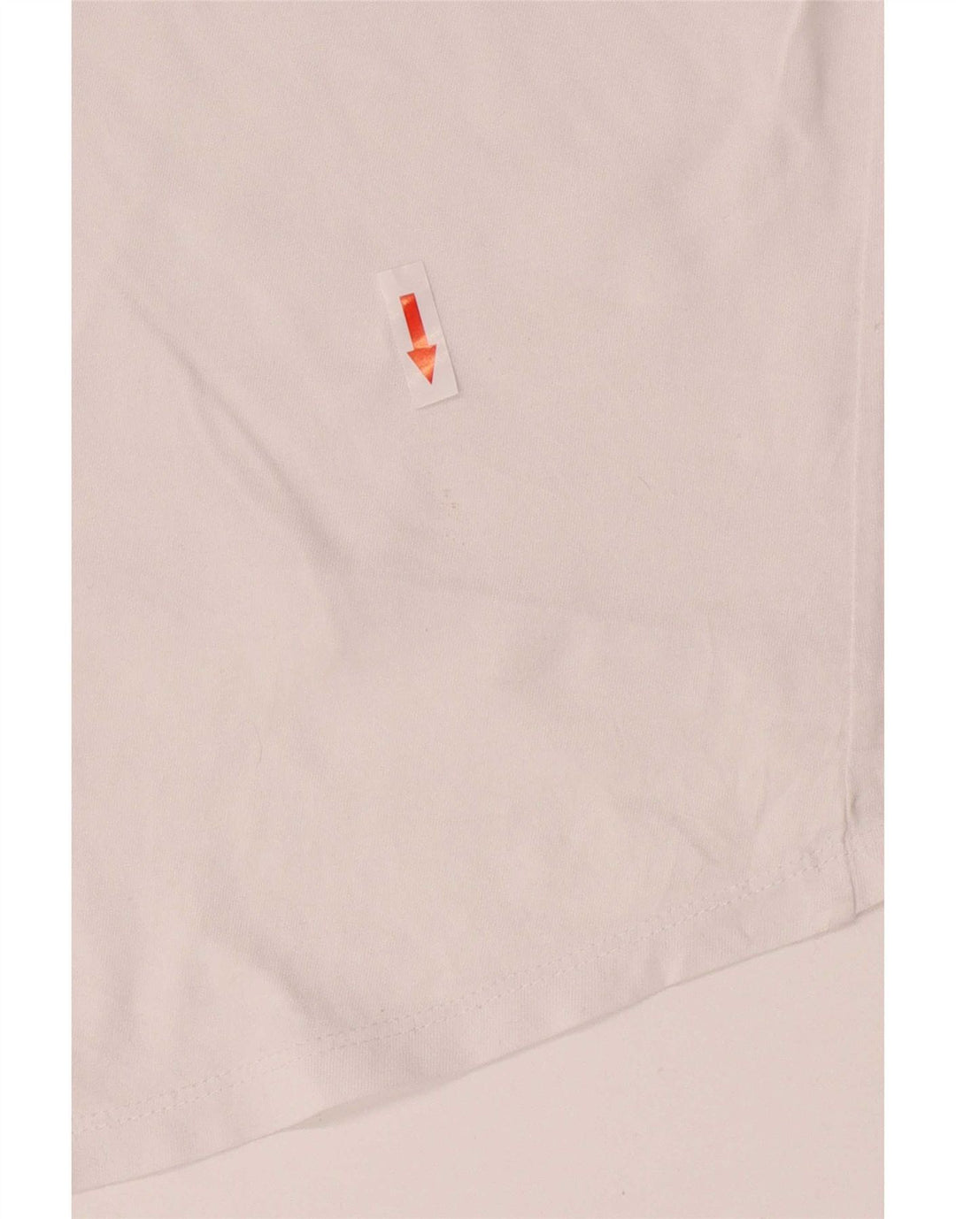 Camiseta feminina Zara Top UK 10 pequeno algodão branco