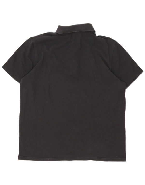 Camisa polo masculina Puma grande algodão preto
